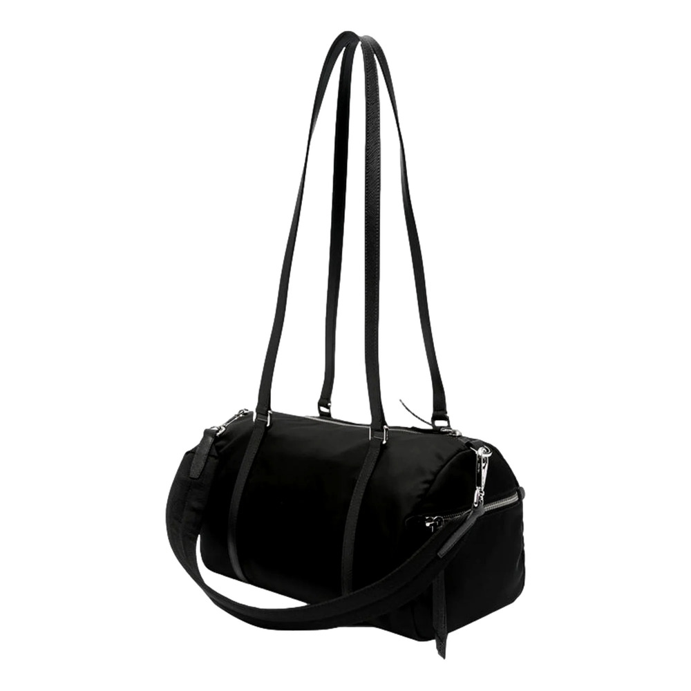 Prada Small Re-Nylon and Saffiano Leather Duffel Bag
